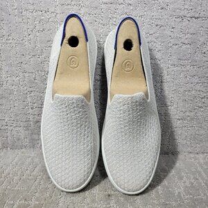 Rothy’s The Sneaker Women's Size 9 US Salt Honey Comfort Slip On Sneakers
